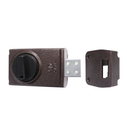 Замок накладной «ЗНД-1» полимерное покрытие Медь