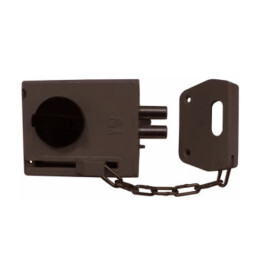 Замок накладной «ЗНД-1АК» полимерное покрытие Медь