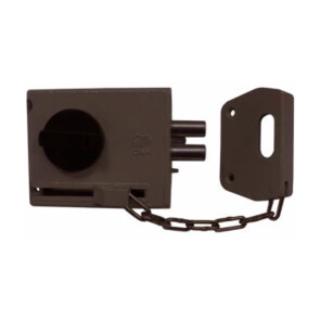 Замок накладной «ЗНД-1АК» полимерное покрытие Медь