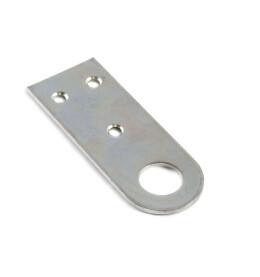 Проушины ушко прямое «28х77 (105х40х3)» Цинк белый