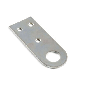 Проушины ушко прямое «28х77 (105х40х3)» Цинк белый