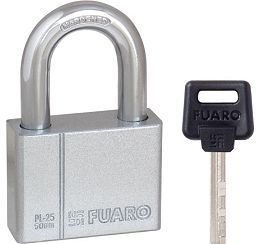 Замок навесной PL-2550 (50 мм) 4 quot фин.quot  кл. БЛИСТЕР