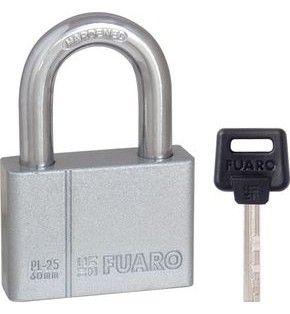 Замок навесной PL-PROTEC-2560 4 fin key (PL-2560) фин. /блистер