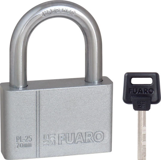 Замок навесной PL-PROTEC-2570 4 fin key (PL-2570) фин. /блистер