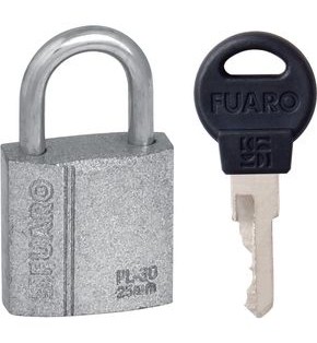 Замок навесной PL-PROTEC-3025 2key (PL-3025) англ. /блистер