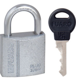 Замок навесной PL-PROTEC-3032 3key (PL-3032) англ. /блистер