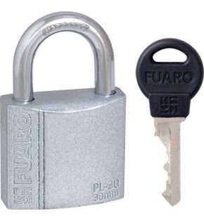 Замок навесной PL-PROTEC-3038 3key (PL-3038) англ. /блистер