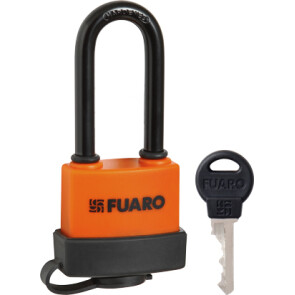 Замок навесной PL-WEATHER-3640 LS 3key (PL-3640 LS) удл. дужка, англ./блистер