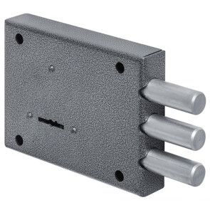 Замок накладной сувальдный «115.11.033» 3 кл. Хром