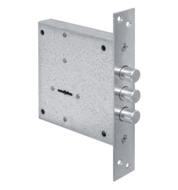 Замок врезной сувальдный «111.21.003» 3 кл. Никель