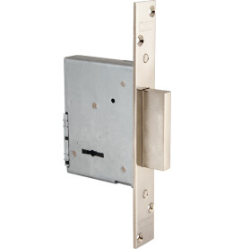 Замок врезной сувальдный 40.751.42 (с отв. планкой, без накладок)