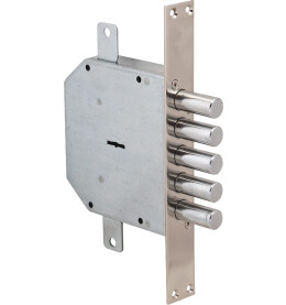 Замок врезной сувальдный 50.798-D (правый), ключ 40 мм, без накл.