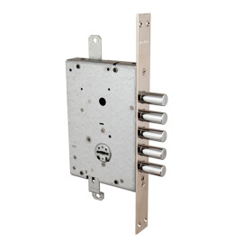 Замок врезной сувальдный «52.Y583 B My Key D» правый, кл 60 мм, без накладок Хром