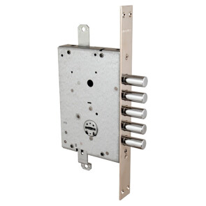 Замок врезной сувальдный «52.Y583 B My Key D» правый, кл 60 мм, без накладок Хром