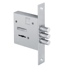 Замок врезной сувальдный «GS-SM 009» 5 кл. Хром