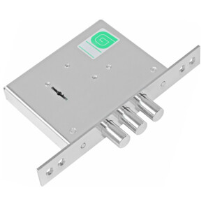 Замок врезной сувальдный «INTER ЗВ 60.01» 4 кл. (длинный кл. 59 мм) Хром