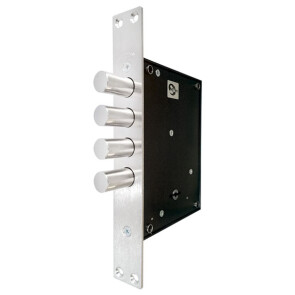 Замок врезной сувальдный «Лидер ЗВ8 611.0.1» 5 кл. Хром