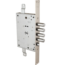 Замок врезной сувальдный с защёлкой 52.771 (универсальный), без накл.