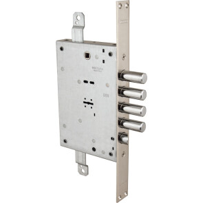 Замок врезной сувальдный с защёлкой 52.771 (универсальный), без накл.