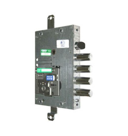 Замок врезной сувальдный с защёлкой «52.Y515BM-D MyKey» правый (без накладок), ключ 60 мм Хром