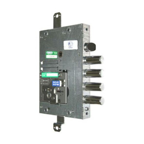 Замок врезной сувальдный с защёлкой «52.Y515BM-D MyKey» правый (без накладок), ключ 60 мм Хром