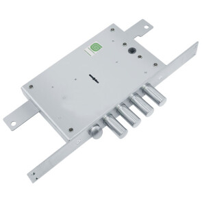 Замок врезной сувальдный с защёлкой «ЗВ 21.12» без планки, 5 кл. Хром