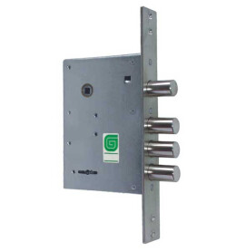 Замок врезной сувальдный с защёлкой «ЗВ 30.04» 4 кл. Хром