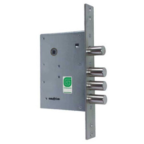 Замок врезной сувальдный с защёлкой «ЗВ 30.04» 4 кл. Хром