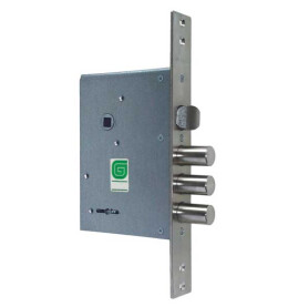 Замок врезной сувальдный с защёлкой «ЗВ 30.11» 4 кл. Хром