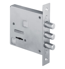 Замок врезной сувальдный «VE» 5 кл. Хром