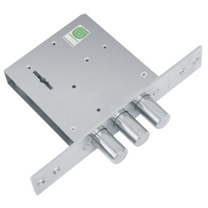 Замок врезной сувальдный «ЗВ 30.01» 4 кл. длинный кл. 59 мм Хром