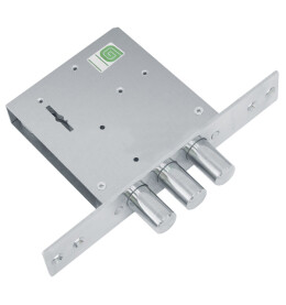 Замок врезной сувальдный «ЗВ 30.01» 4 кл. длинный кл. 71,5 мм Хром