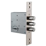 Замок врезной сувальдный «ЗВ 50.01» 4 кл. длинный кл. 59 мм Хром