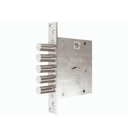 Замок врезной сувальдный «ЗВ8 140.0.0-18» 5 кл. Хром