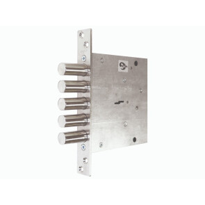 Замок врезной сувальдный «ЗВ8 140.0.0-18» 5 кл. Хром