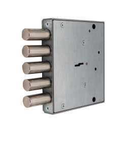 Замок врезной сувальдный «ЗВ8 150.0.1-18» (без лицевой планки), 5 кл. Хром