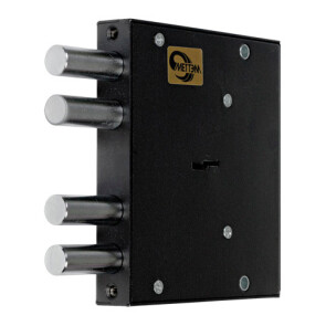 Замок врезной сувальдный «ЗВ8 151.0.1» (без лицевой планки), 5 кл. ключ 80 мм Черный