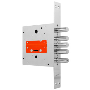 Замок врезной сувальдный «ЗВ8-8 К5/15» 5 кл. Хром
