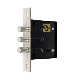 Замок врезной сувальдный «ЗВ8 802.0.0-14» 3 кл. Хром