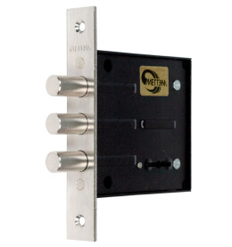 Замок врезной сувальдный «ЗВ8 802.0.0» 5 кл. Хром