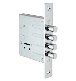 Замок врезной сувальдный «ЗВ8-8М/13» 3 кл. Хром