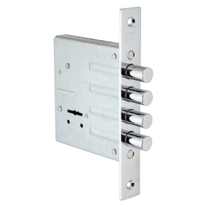 Замок врезной сувальдный «ЗВ8-8М/13» 3 кл. Хром