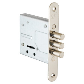 Замок врезной сувальдный «ЗВ8-8У/13» 3 кл. Хром