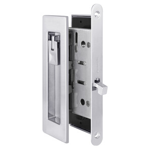 Защелка с ручками для раздвижных дверей SH.URB153.KIT011-BK (SH011 URB) СP-8 хром