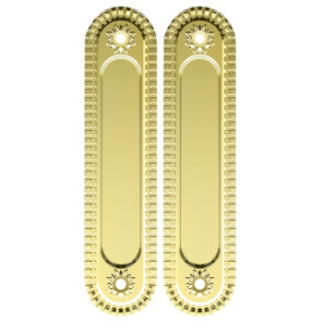 Ручка для раздвижных дверей SH.CL152.010 (SH010/CL) GOLD-24 золото 24К