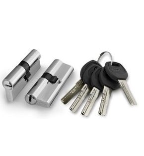 Цилиндровый механизм (A200/80) A2000Key80(30+10+40) SN никель