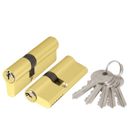 Цилиндровый механизм (AX100/60) AX1000Key60 (25+10+25) PB латунь