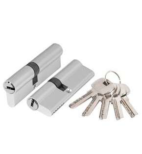 Цилиндровый механизм (AX200/90) AX2000Key90 (40+10+40) CP хром