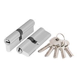 Цилиндровый механизм AX200/90 mm (40+10+40) CP хром 5 кл.