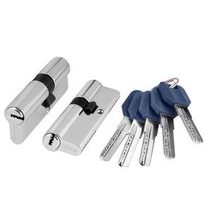 Цилиндровый механизм (Z400/60) Z4000Key60(25+10+25) CP хром
